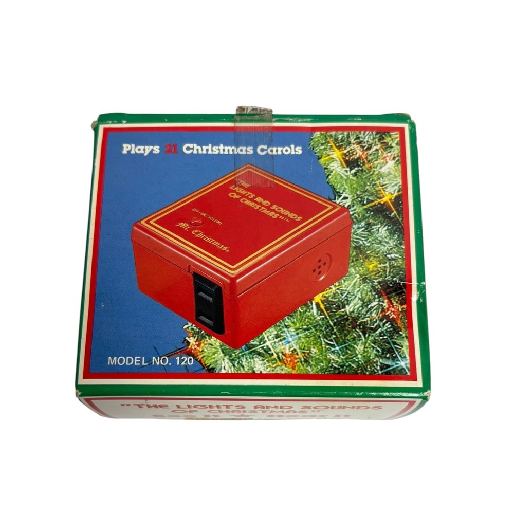 Mr. Christmas 1985 Lights and Sounds of Christmas Plays 21 Carols Vintage